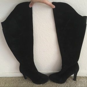 Theory knee high boot black size 6 1/2